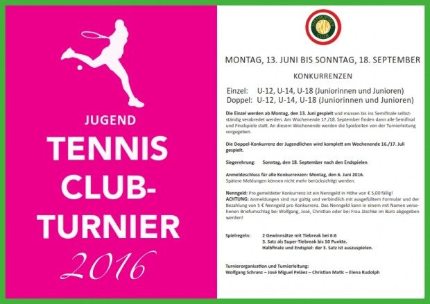 2016 Clubturnier Jugend